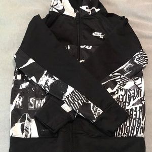Boys nike zip up hoodie